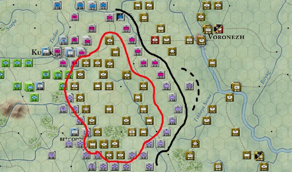 Those units are all trapped now. encircled1